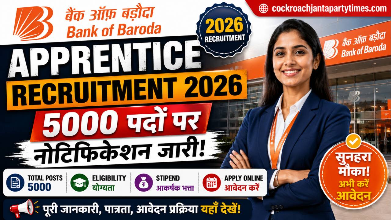 Bank of Baroda Apprentice Recruitment 2026