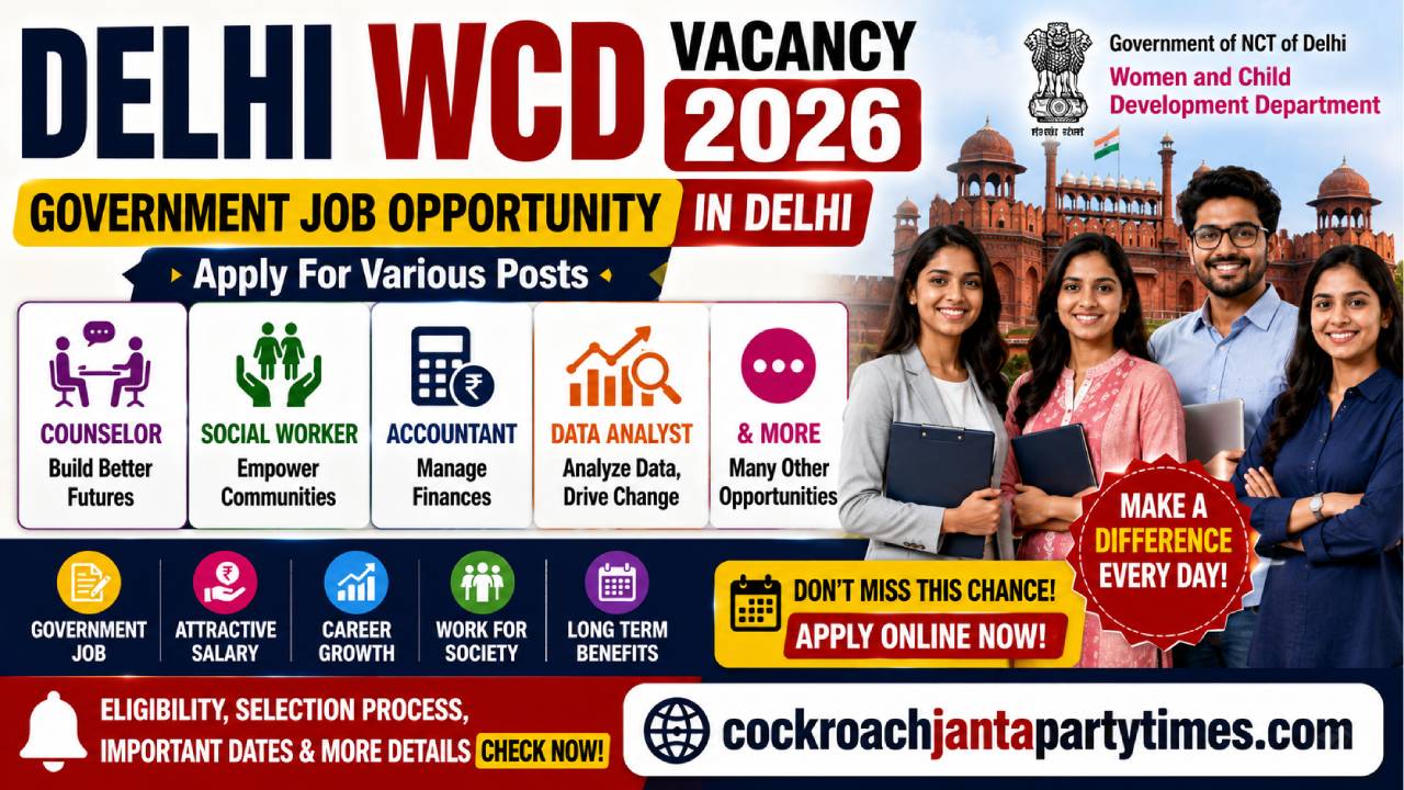 Delhi WCD Vacancy 2026