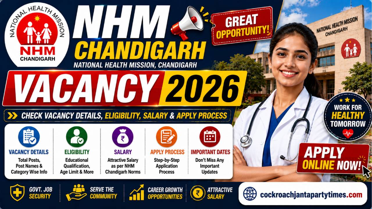 NHM Chandigarh Vacancy 2026